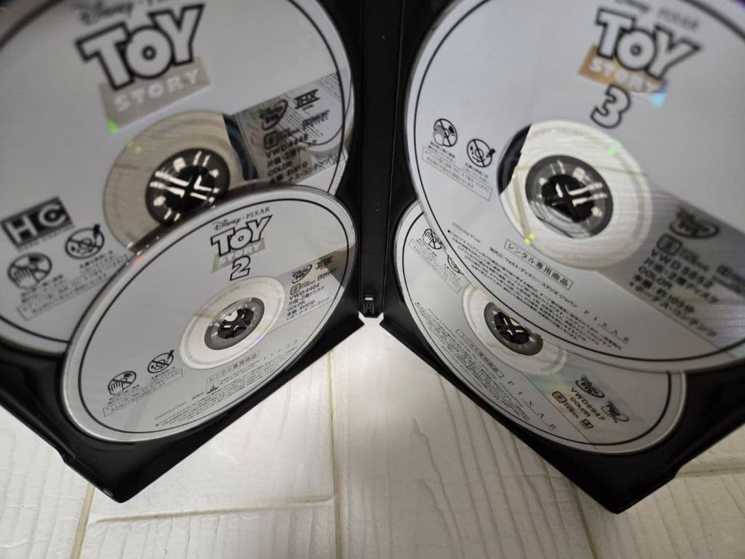 トイ・ストーリー　1～4　DVD　4巻セット　レンタル