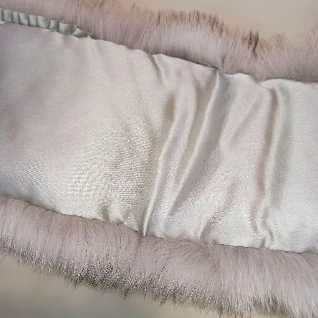 ​【美品】SAGA FURS ブルーフォックス ショール 和装・洋装兼用 銀タグ