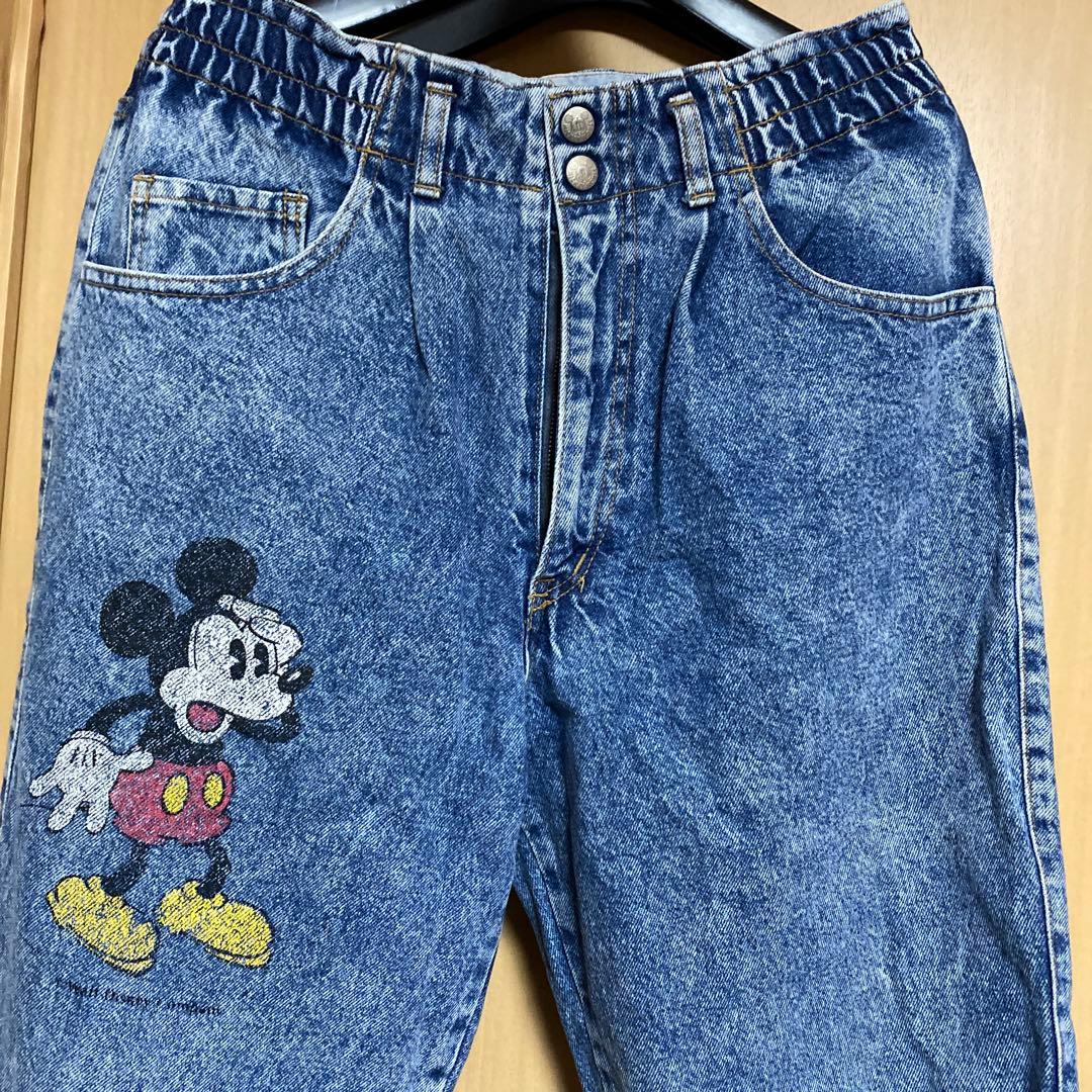 poppins ミッキー　デニムパンツ