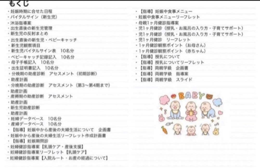 助産師　助産学生　実習ポケットノート 助産師国家試験　対策　就職　まとめノート