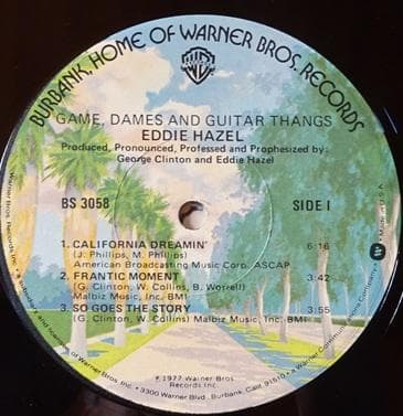 洋楽 EDDIE HAZEL/GAME DAMES AND GUITAR THANGS