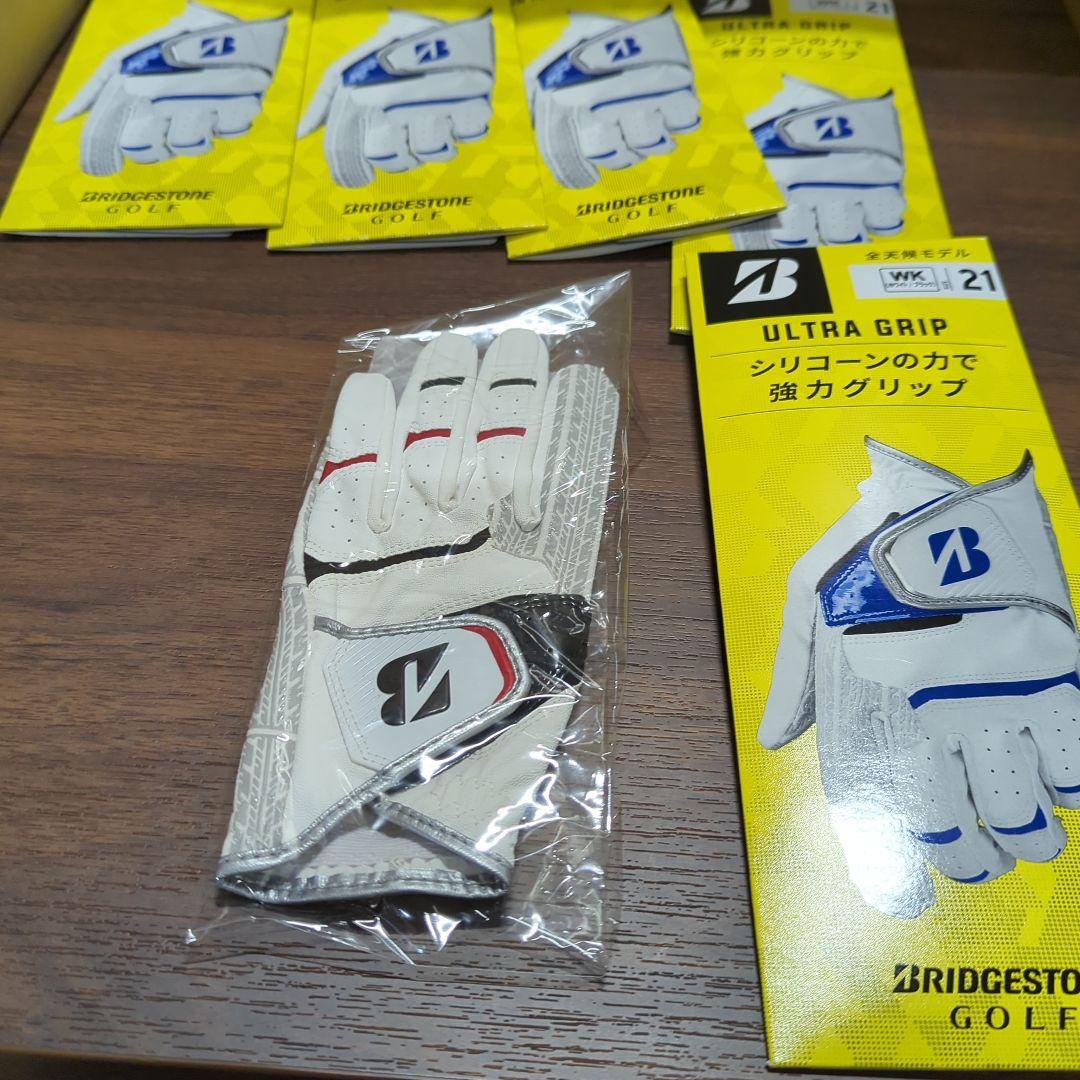 ブリヂストン ゴルフグローブ ULTRA GRIP 左手用21cm 5 セット