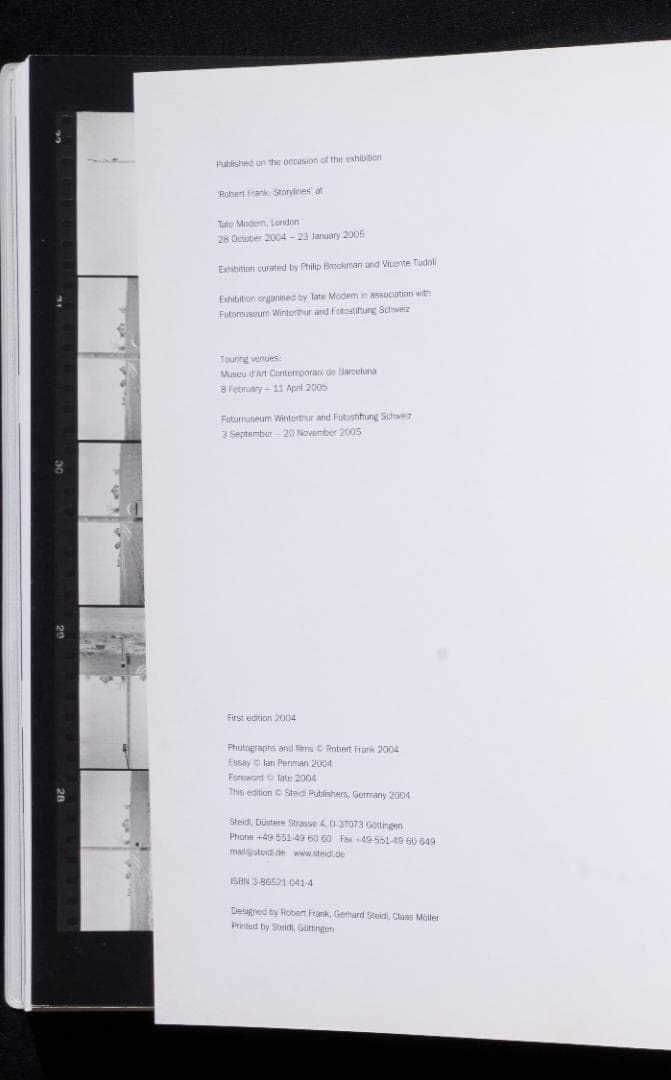アート・デザイン・音楽 Robert Frank : story lines