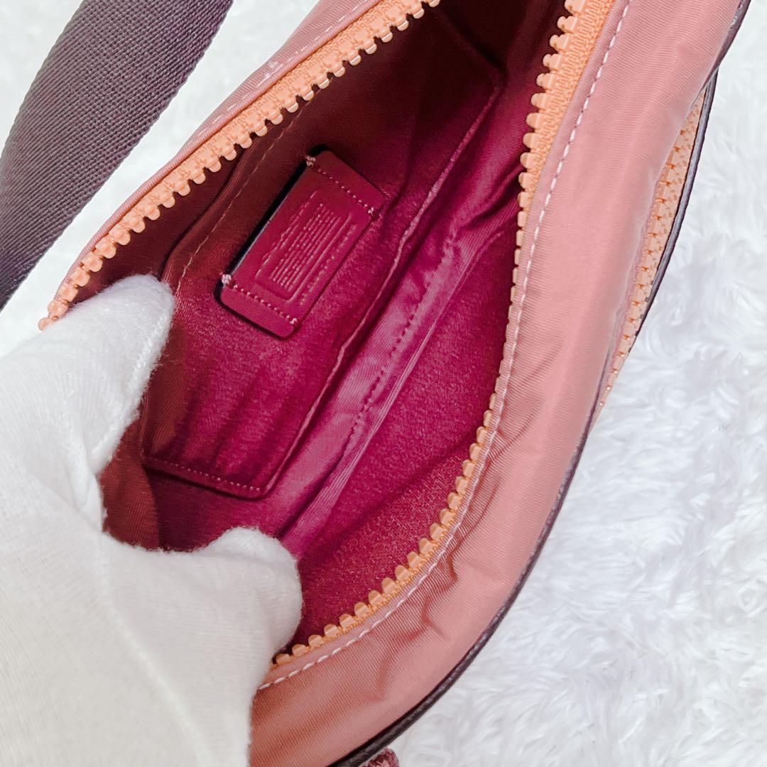 美品 COACH ウエストポーチ ウエストバッグ ボディバッグ