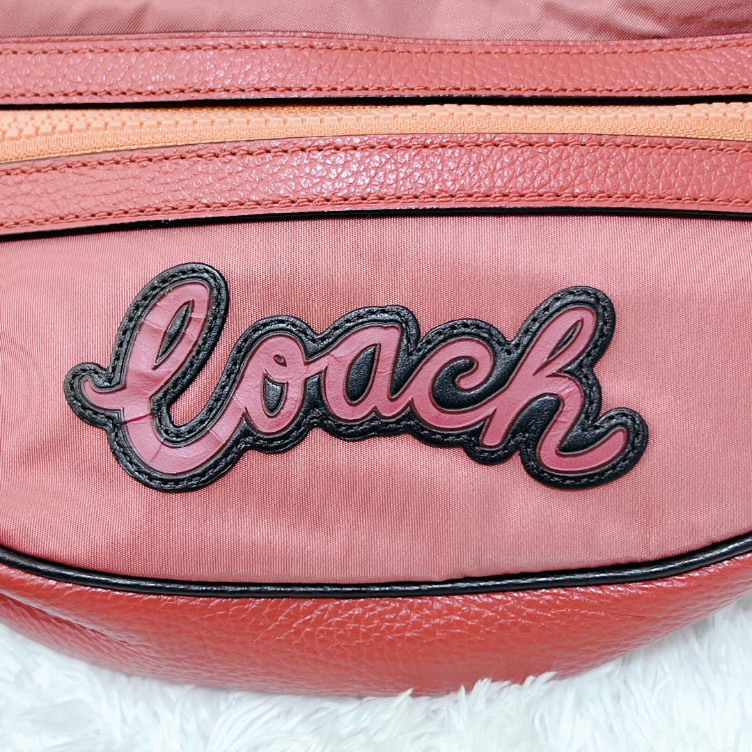 美品 COACH ウエストポーチ ウエストバッグ ボディバッグ