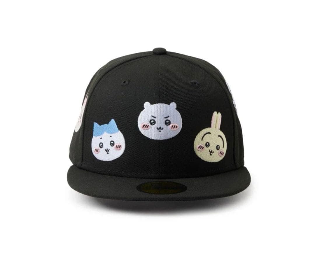 コ*中様 NEWERA59FIFTYちいかわキャラALLOVERコラボ キャップ