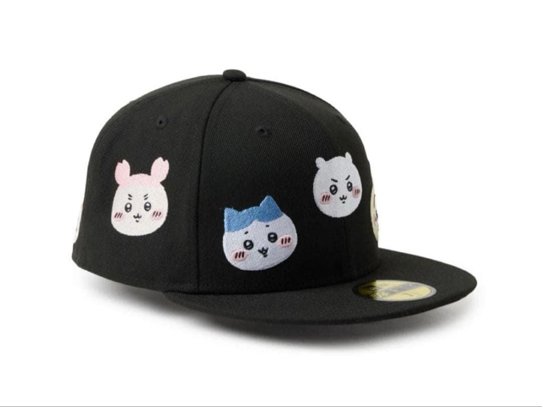 コ*中様 NEWERA59FIFTYちいかわキャラALLOVERコラボ キャップ
