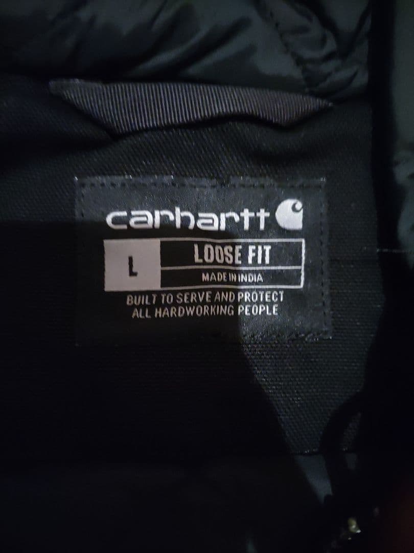 Carhartt/カーハート キルティングライナー ダック フードジャケット　L