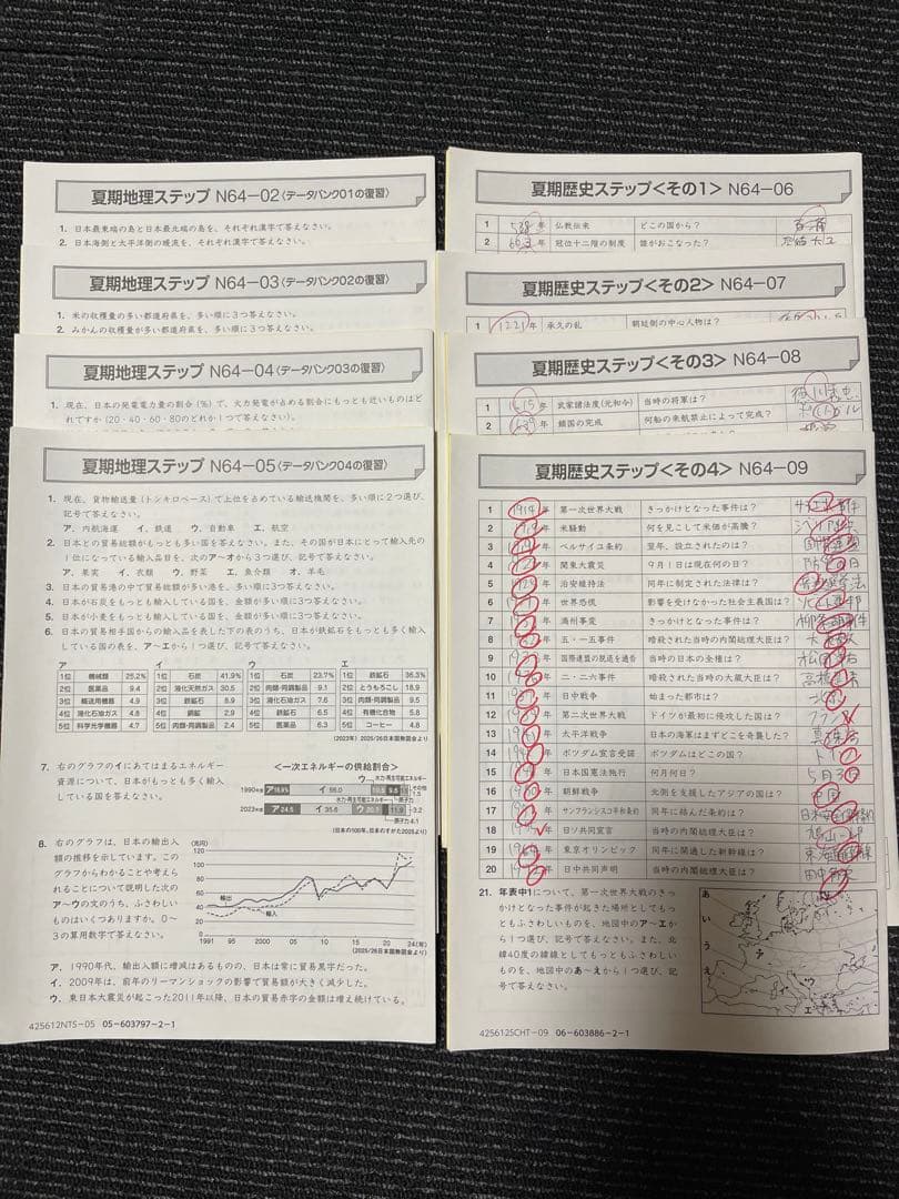 2025年度最新サピックス6年　夏期講習　志望校錬成特訓　筑駒開成コース　4科目