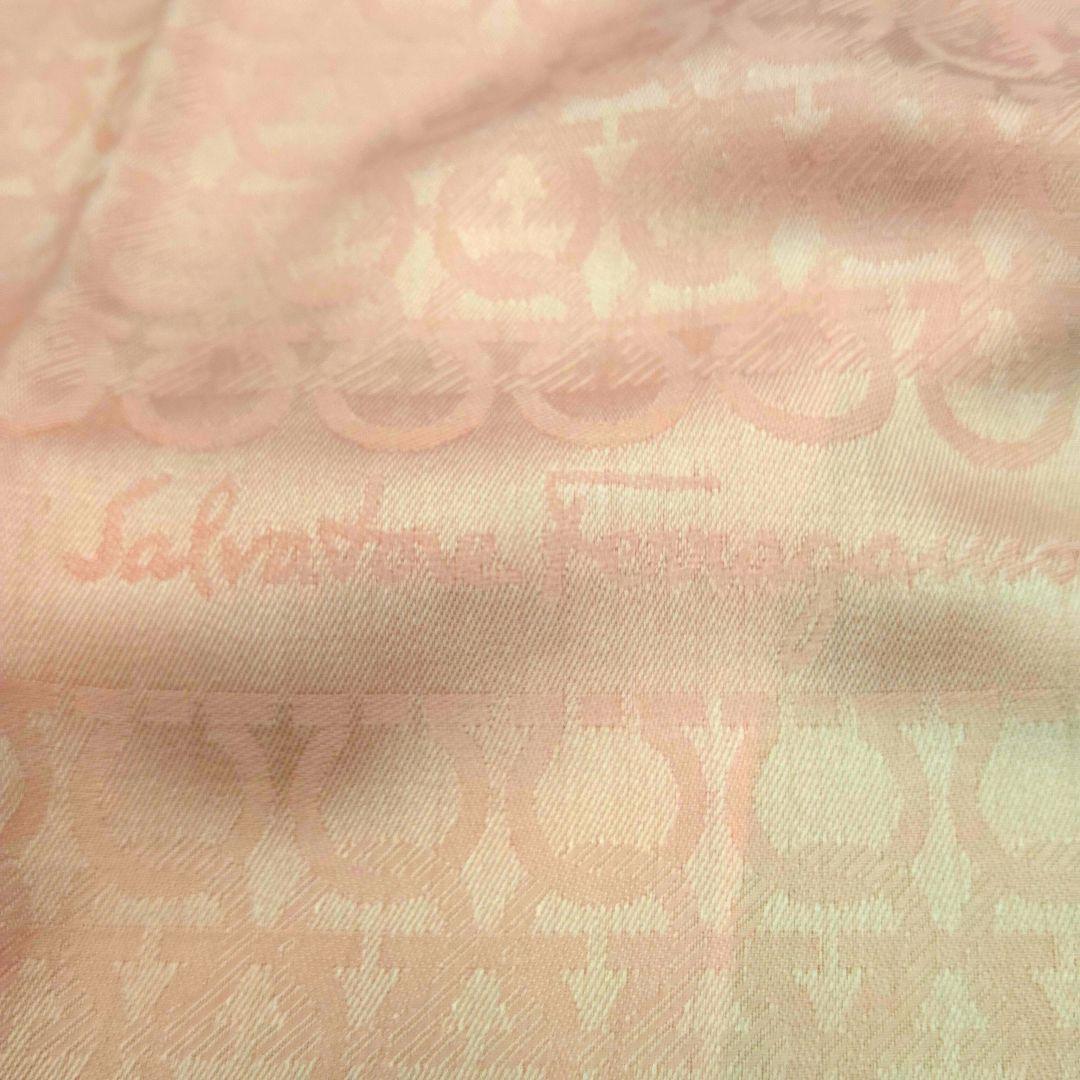 【T】美品✨売り尽くし✨Salvatore Ferragamo　ストール　ピンク