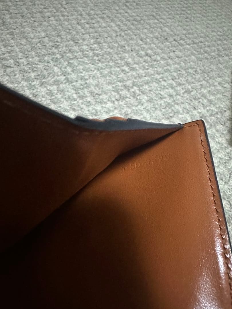 CELINE スモールフラップウォレット トリオンフ ナチュラル タン