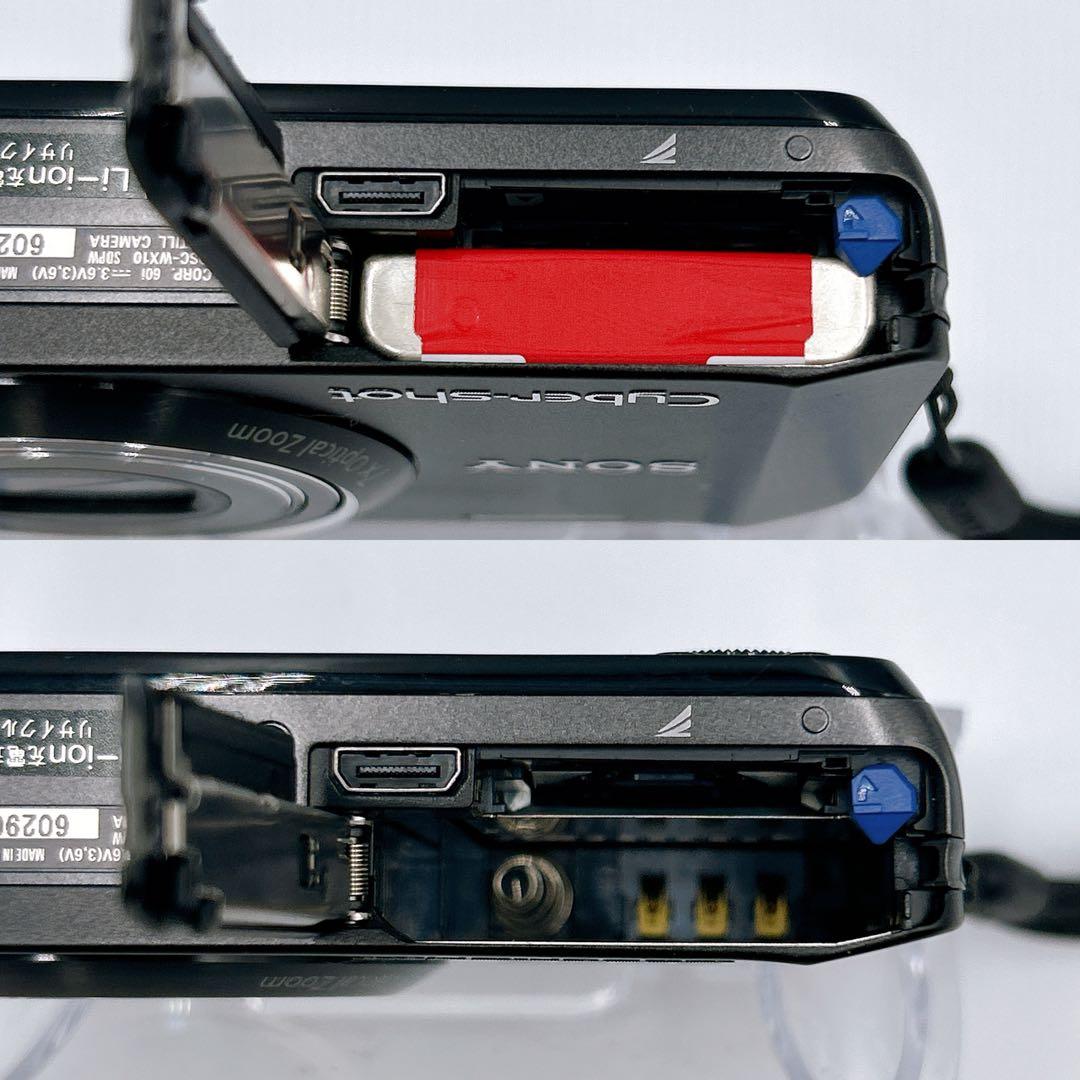 ☆極美品☆【ソニー】 Cyber-shot DSC-WX10 付属品 動作品 黒