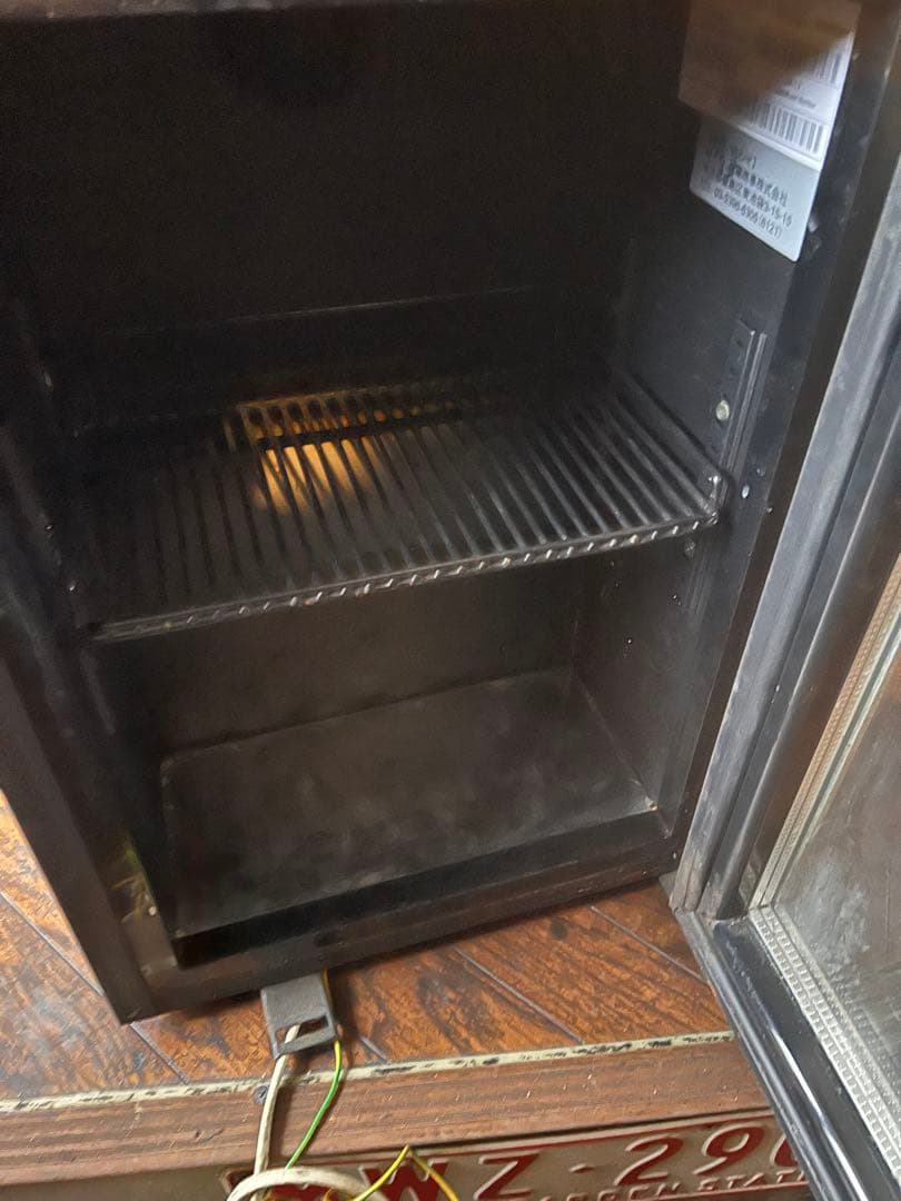 コカコーラ　冷蔵庫 ステンレス