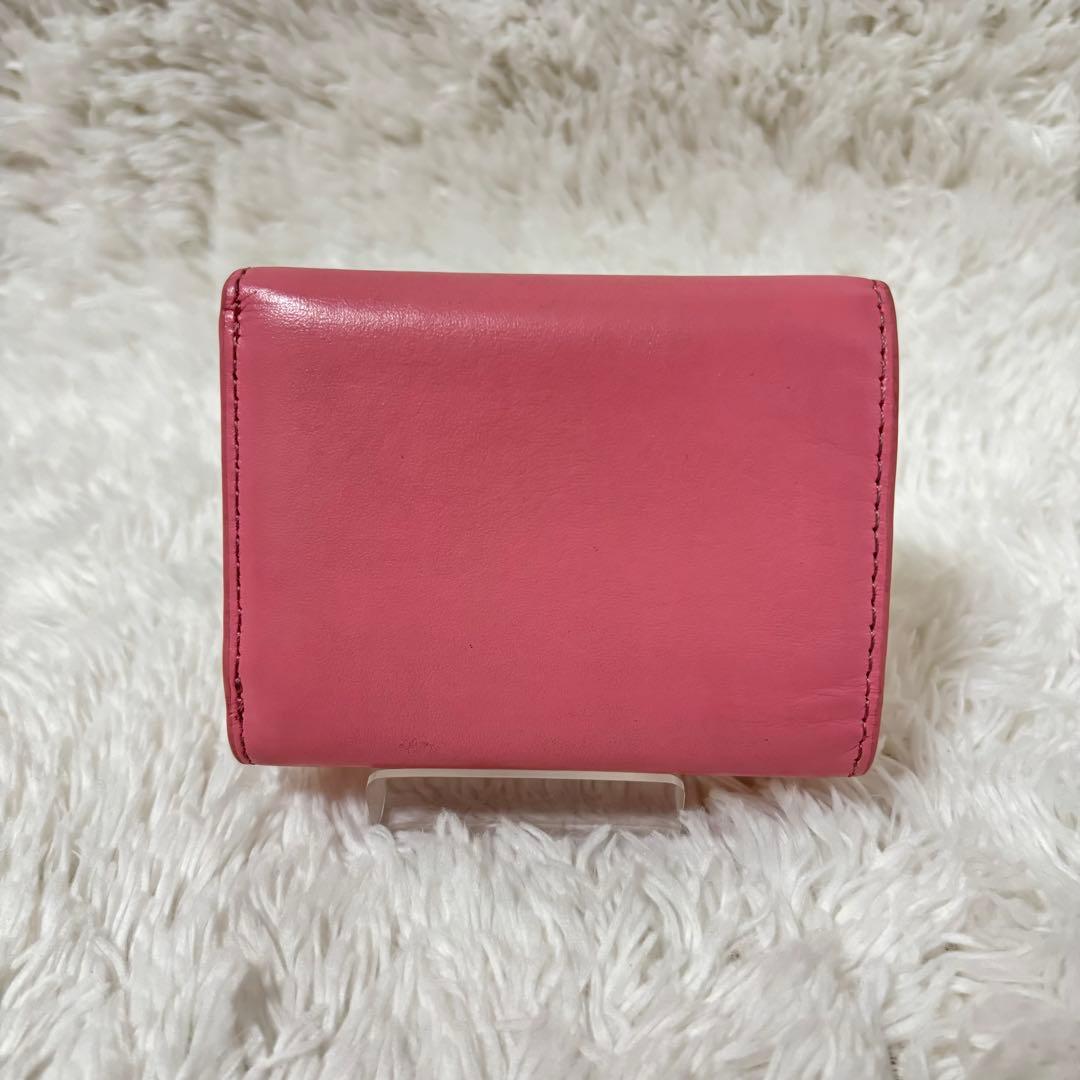 【美品✨】 DIESEL ディーゼル 1DR 三つ折り財布 ピンク コンパクト