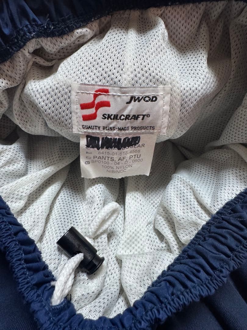 U.S.AIR FORCE PTU ナイロンパンツ NAVY