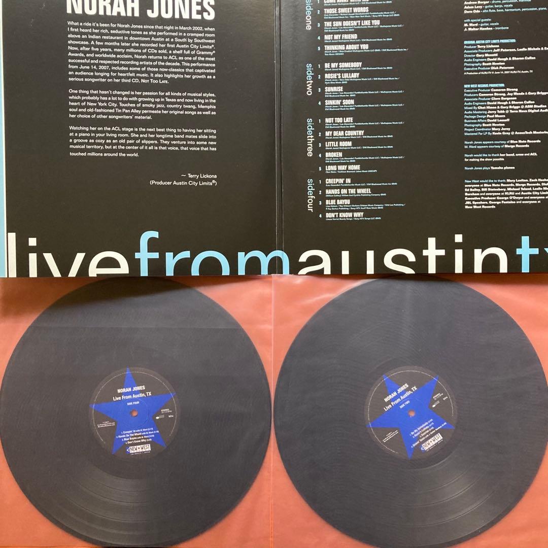 LP盤 NORAH JONES - LIVE FROM AUSTIN TEXAS