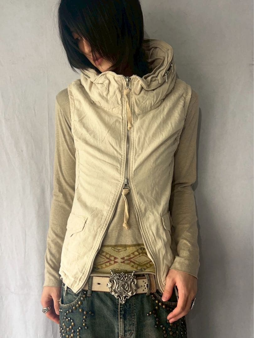 トップス \"GOA\" Gimmick Hoodie Vest