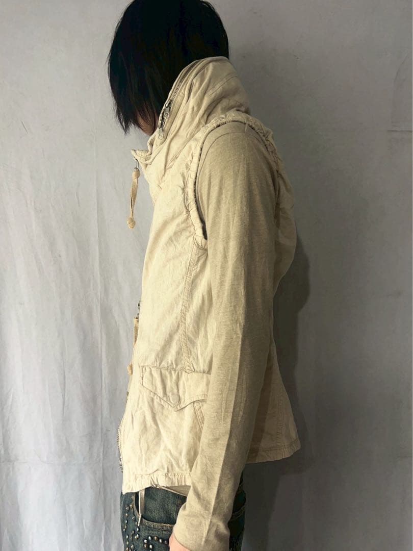 トップス \"GOA\" Gimmick Hoodie Vest