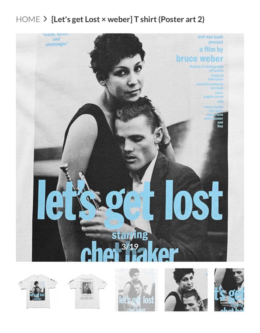 Let's get Lost × weber T shirt 2