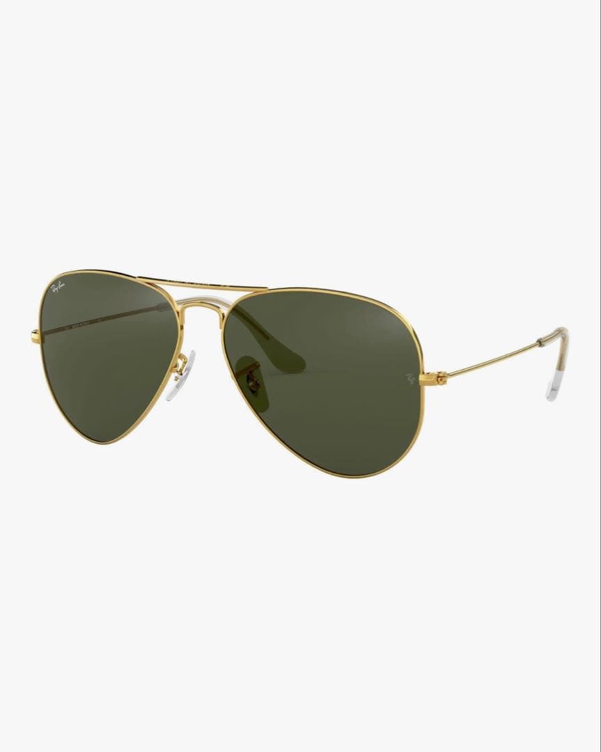 鮫*ス様 Ray-Ban アビエーター サングラス ゴールドトップガンモデル