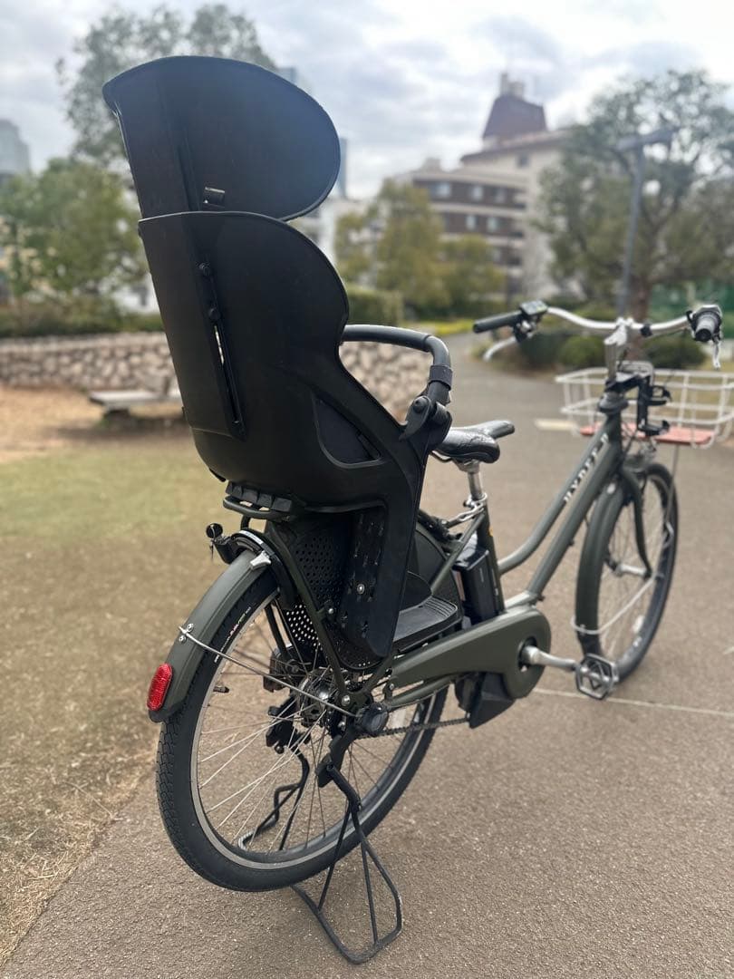 【引取り限定】カーキ★ハイディー2 チャイルドシート電動自転車