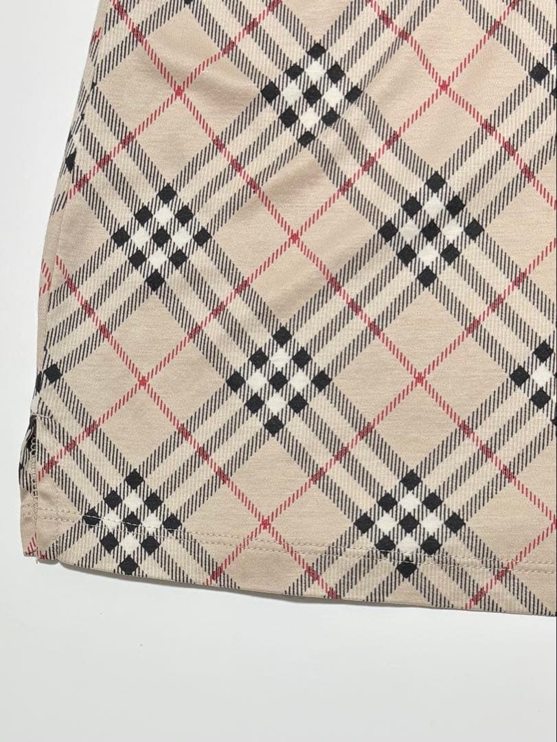 BURBERRY BLUELABEL ノバチェック 半袖　ポロシャツ