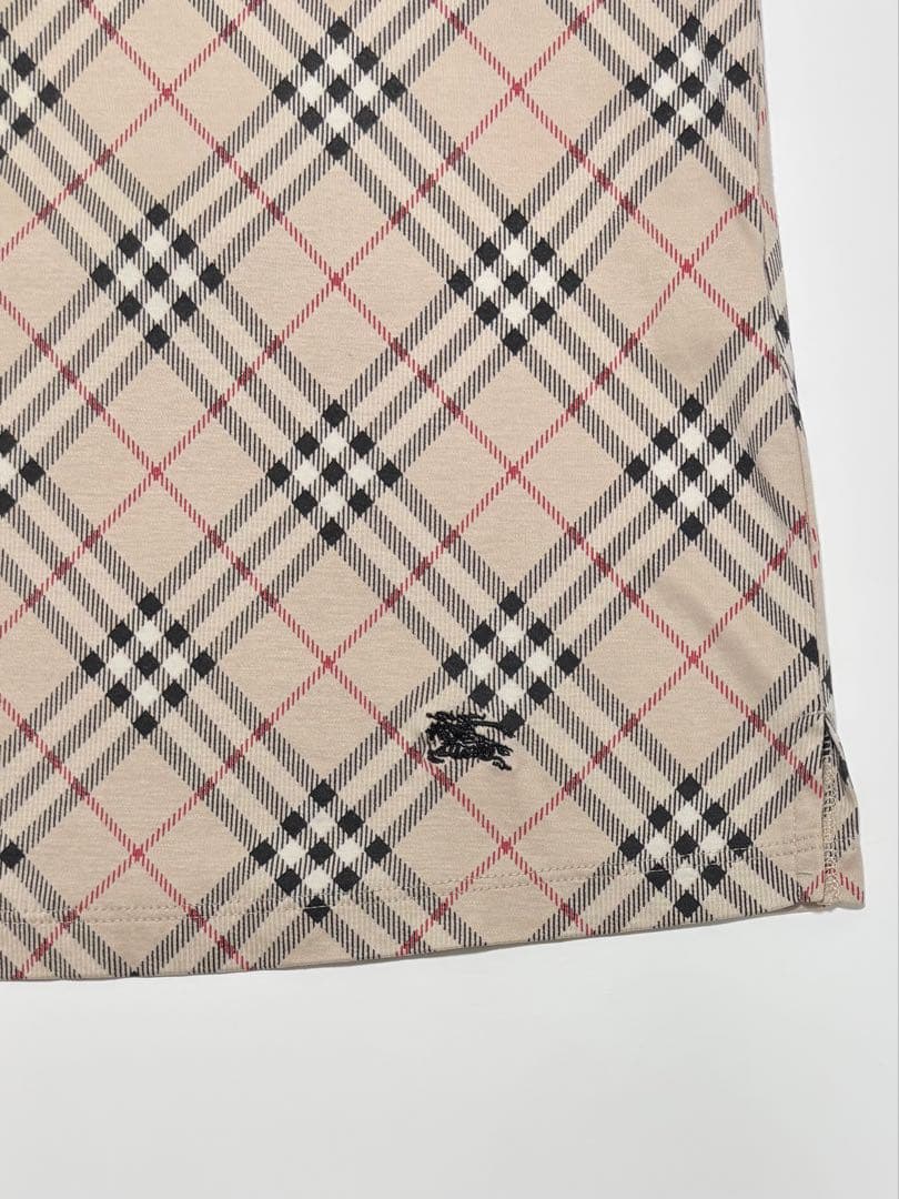 BURBERRY BLUELABEL ノバチェック 半袖　ポロシャツ