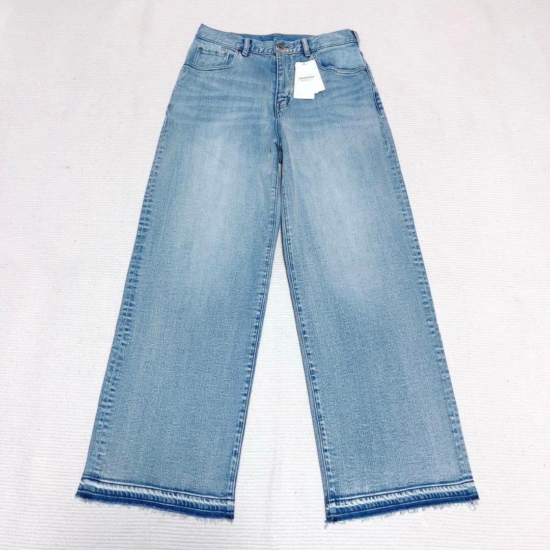 タグ付き　スピックアンドスパン　5 1/2 ルーズストレートデニムパンツ　40