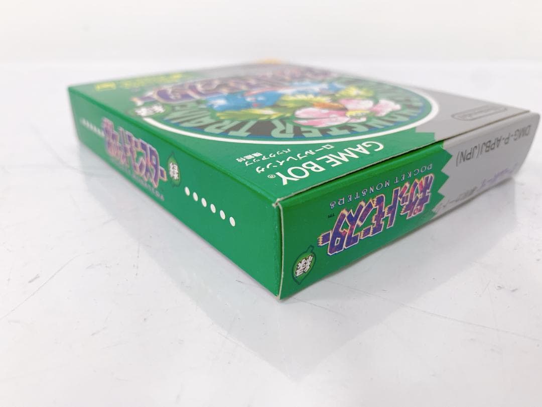 美品 ポケットモンスター 緑 ゲームボーイ 空箱
