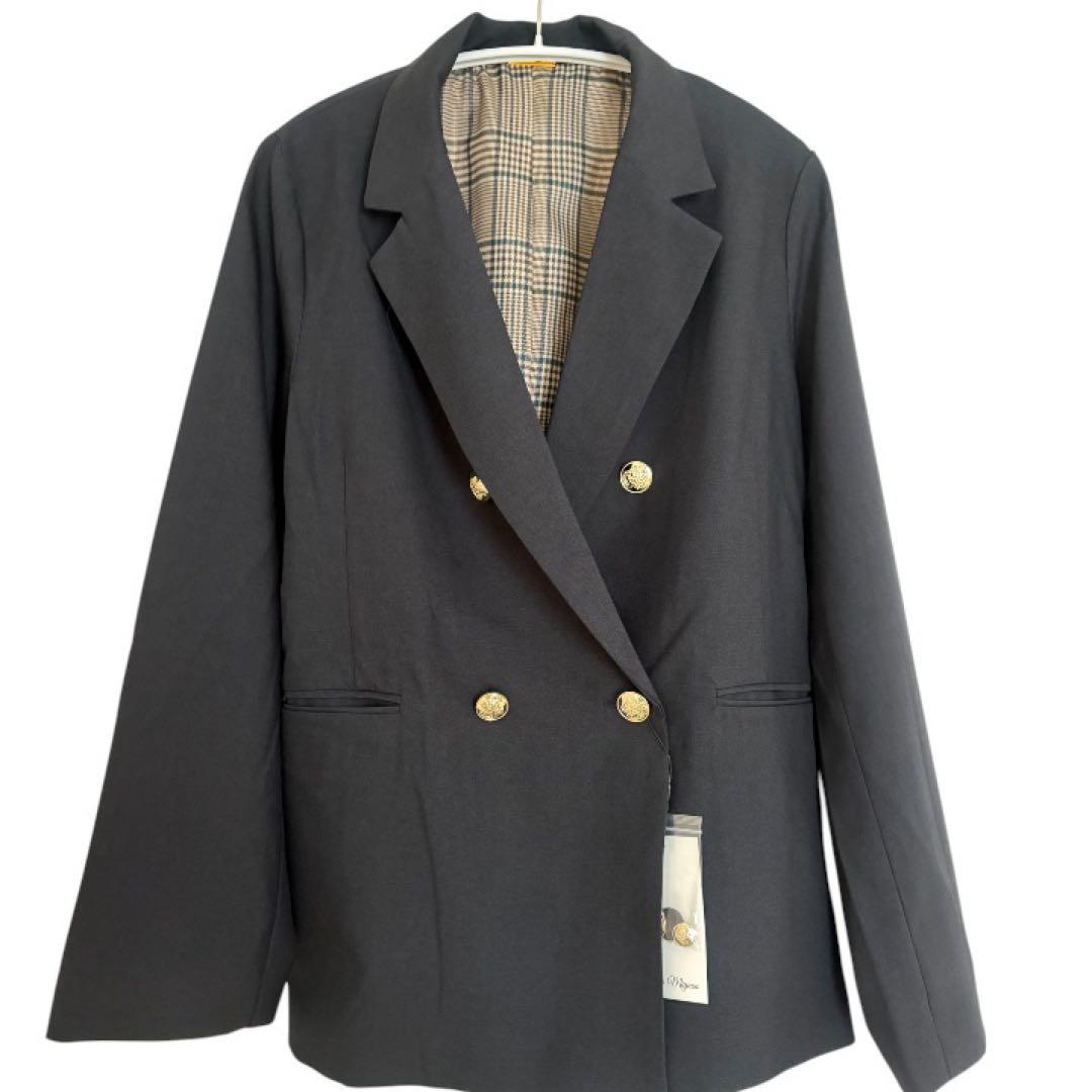 【新品未使用】Cherir Mignon ネイビー テーラードジャケット M