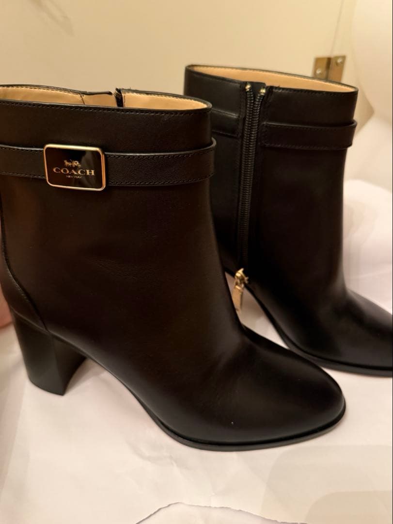 COACH ブラックブーツ 8.5 US