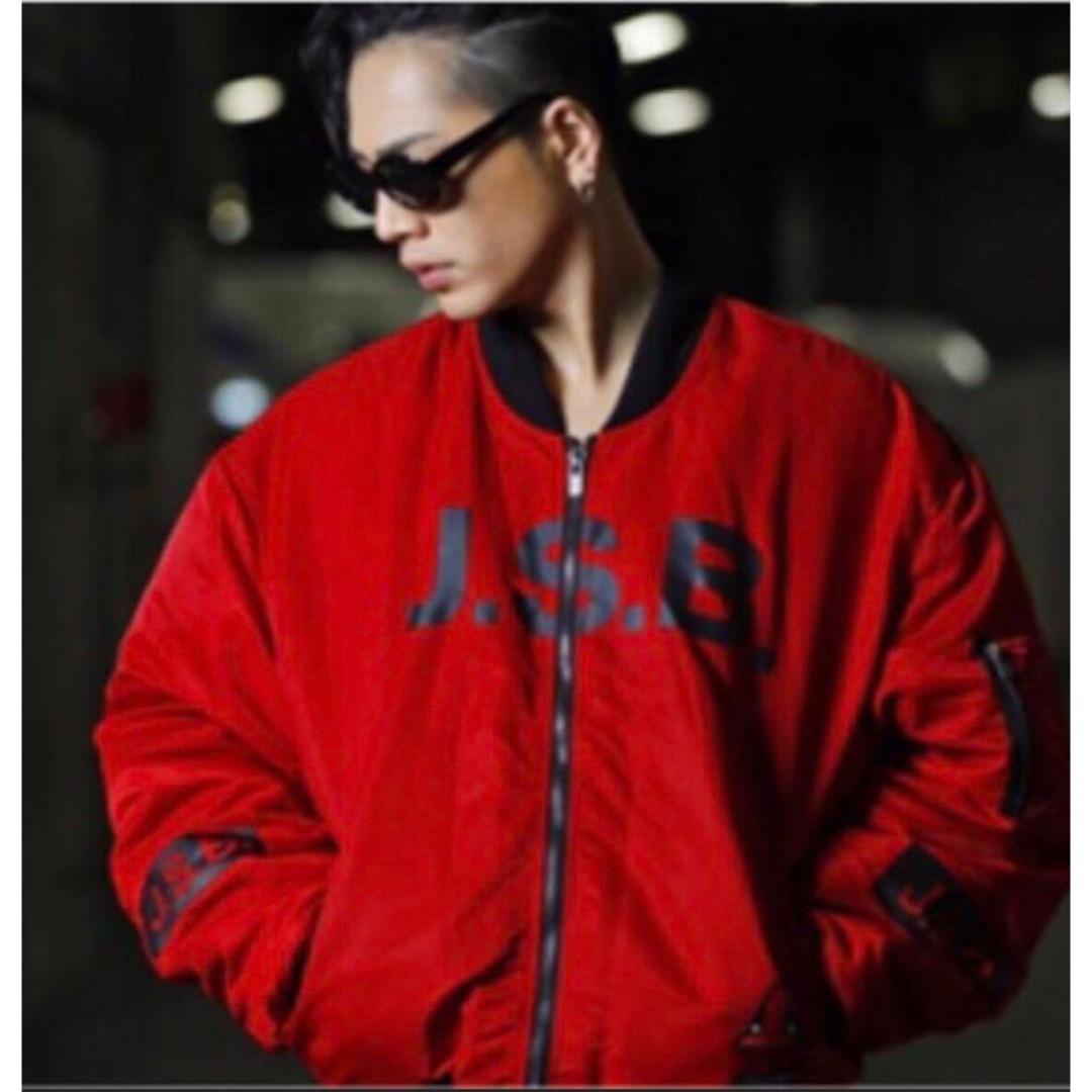 限定品 JSB×ALPHA MA-1METOROPOLIZ 登坂着ブルゾン赤