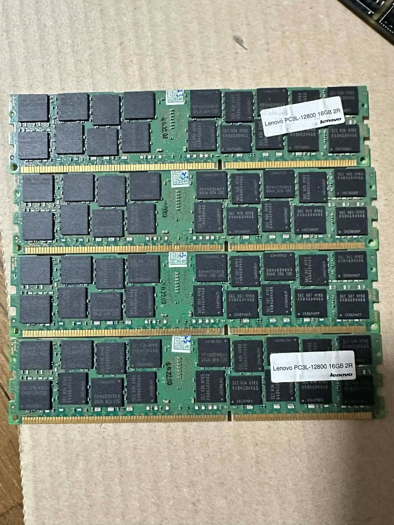 M*M様 DDR3メモリー64GB 16GBx4