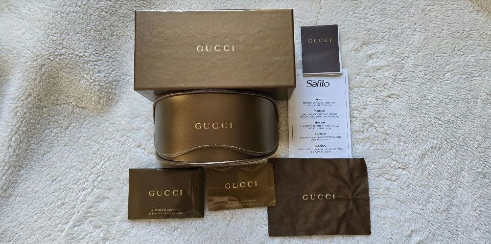 【新品未使用】GUCCI GG 0010S サングラス ブラウン