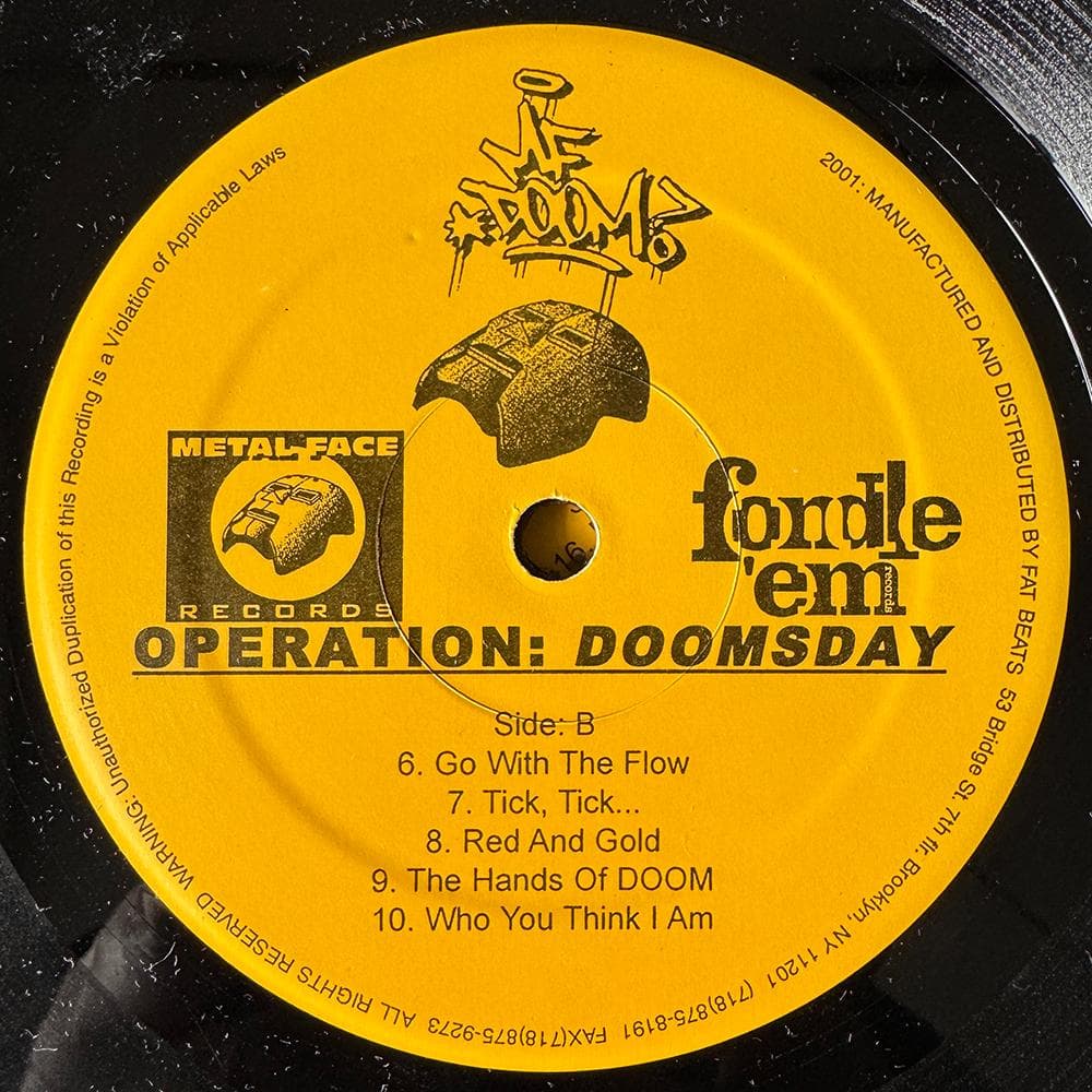 洋楽 MF Doom / Operation : Doomsday. (2LP)