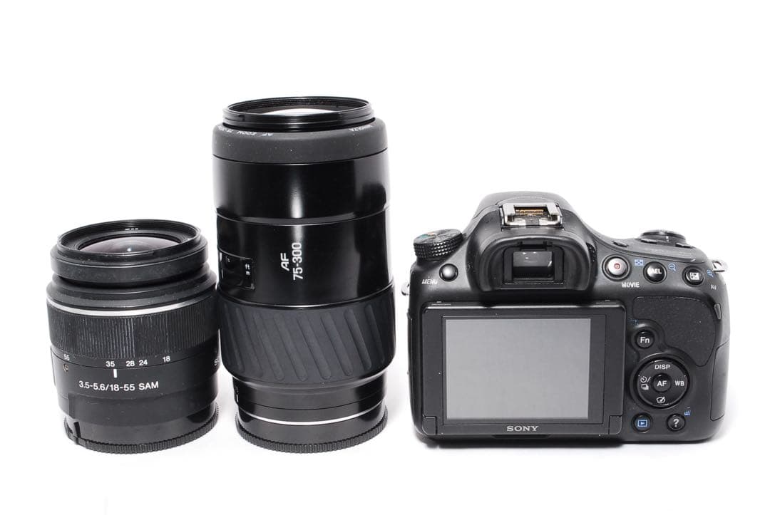 ◆すぐ使える◆SONY α58◆一眼レフカメラ◆超望遠Wレンズ◆ショット数少なめ