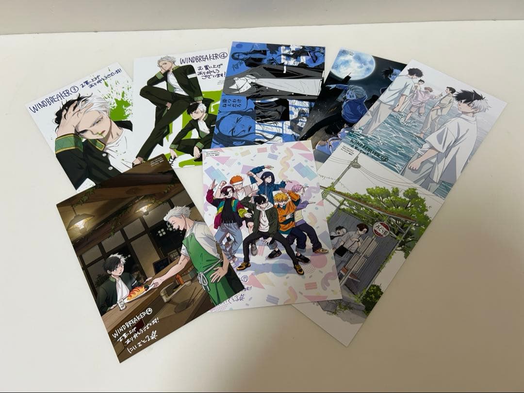 美品　ウインドブレーカー　 1〜21巻➕ポストカード8枚オマケ