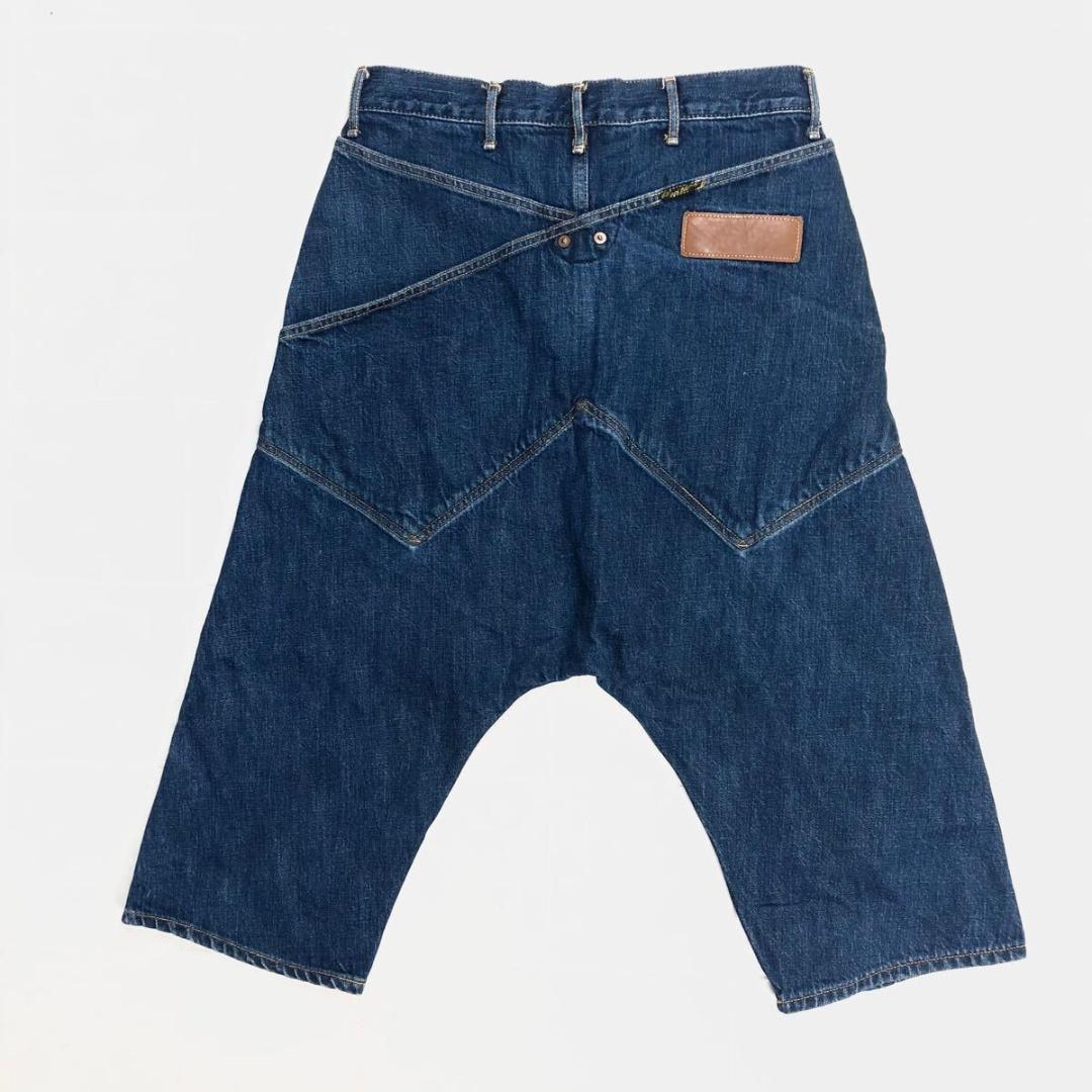 KAPITAL クロップドデニムサルエルパンツ 七分丈 Sサイズ Z-191