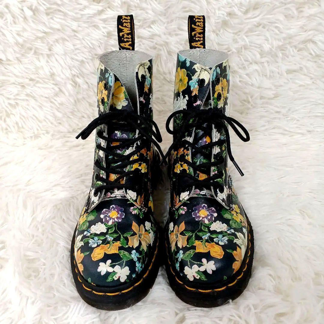 Dr. Martens Pascal Floral 花柄 8ホール UK4