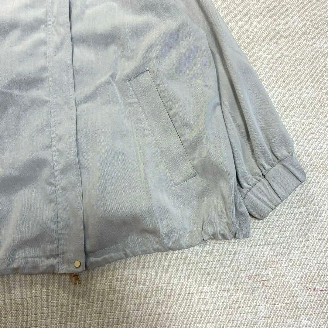 完売美品◆DoCLASSE ドレスデニム・ギャザーデザインブルゾン　グレー