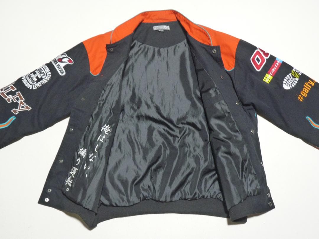 べべ　GALFY　ガルフィー　レーシングジャケット　綿　マルチカラー　L