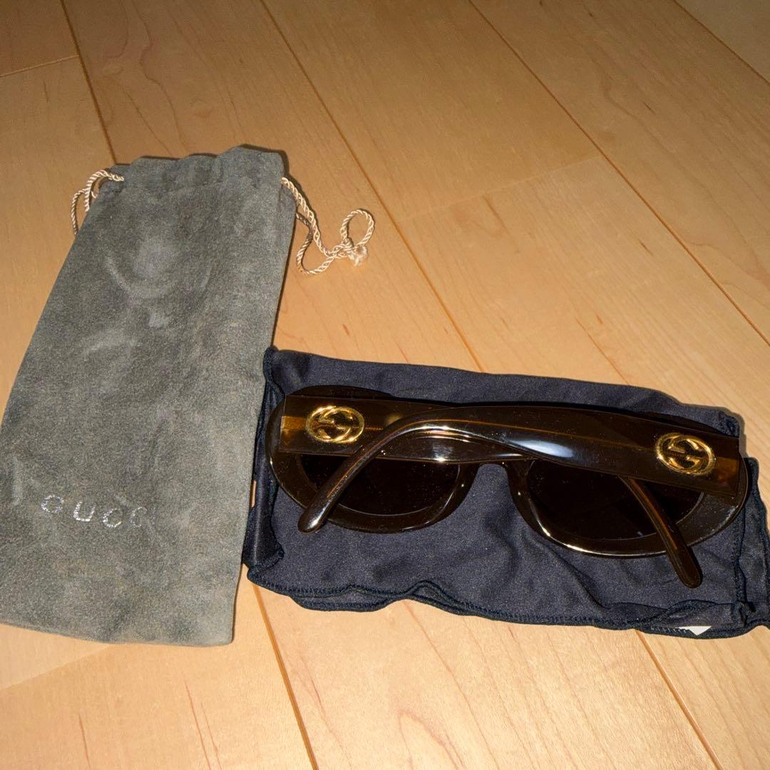 GUCCI サングラス GG2400/N/S ブラウン ケース付き グッチ