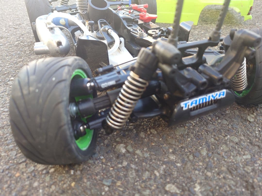 1/10タミヤ4WDエンジンバギー即走行可
