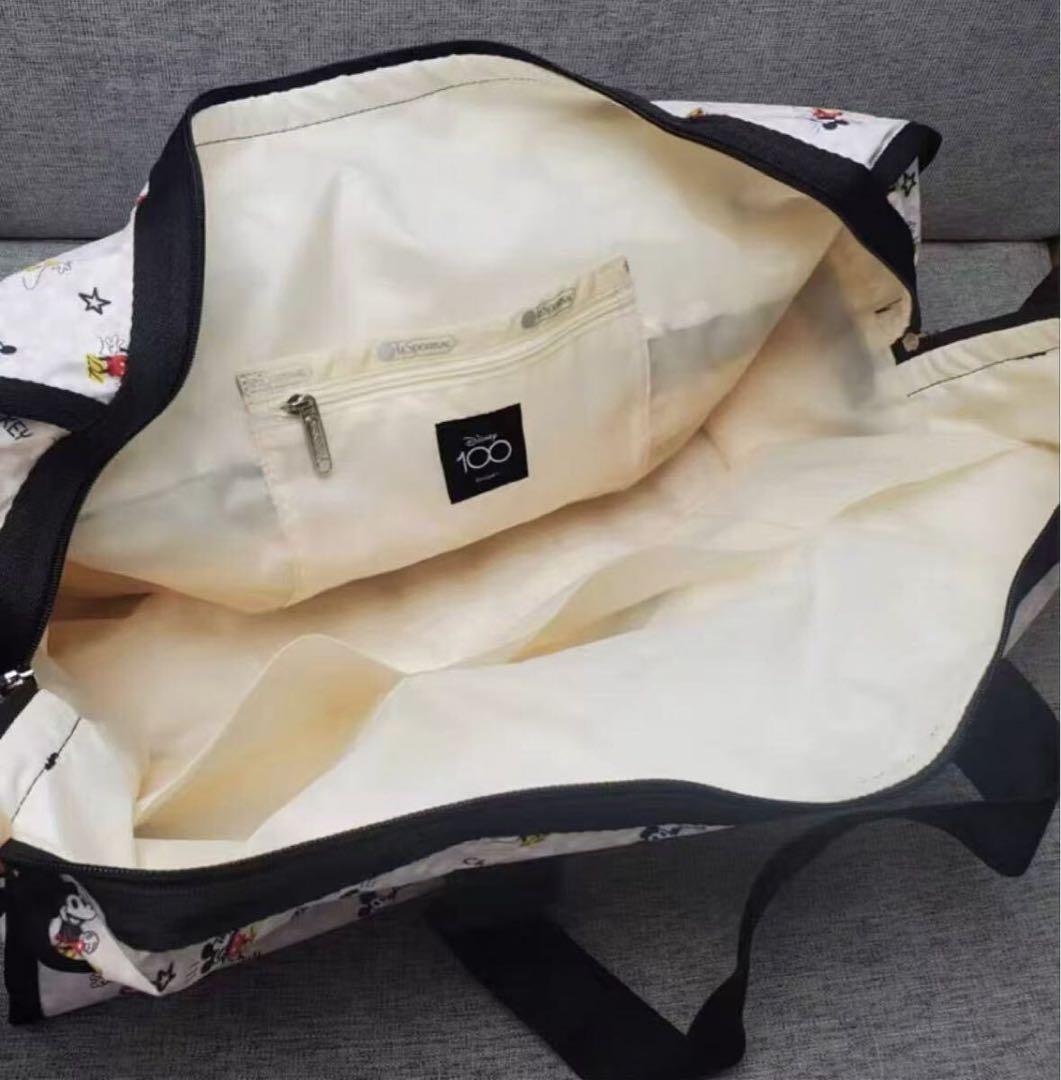 【新品】LeSportsacレスポートサック ミッキー　ディズニーボストンバッグ