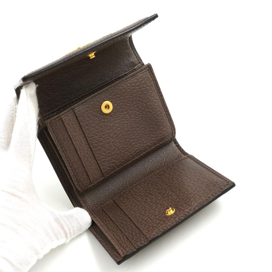 ✨新品未使用・箱付き✨　GUCCI ミニ財布　マーモント　シェリーライン　GG