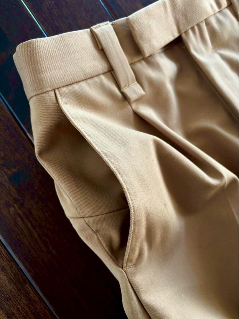 メゾンスペシャル/未使用近 19AW セットアップ ウール ベージュ 46