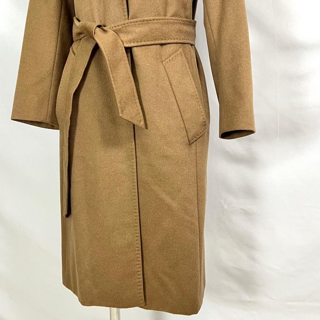 『極美品』Max Mara マックスマーラ ベルテッドコート 38