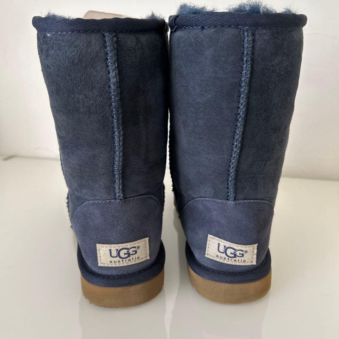 UGG クラシックショート　ネイビー ブーツ23cm アグ　レディース