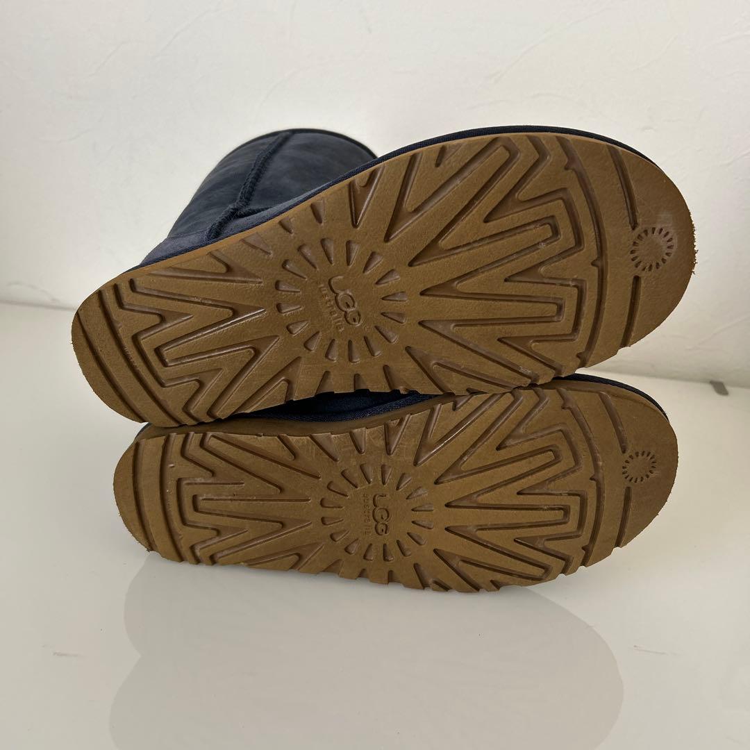 UGG クラシックショート　ネイビー ブーツ23cm アグ　レディース