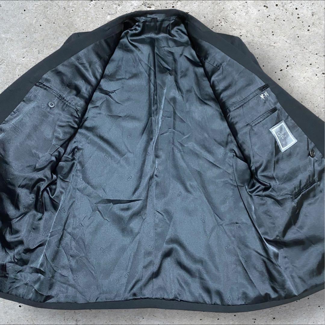 jka16 CD クリスチャンディオール　ダブルジャケット　　黒　AB6